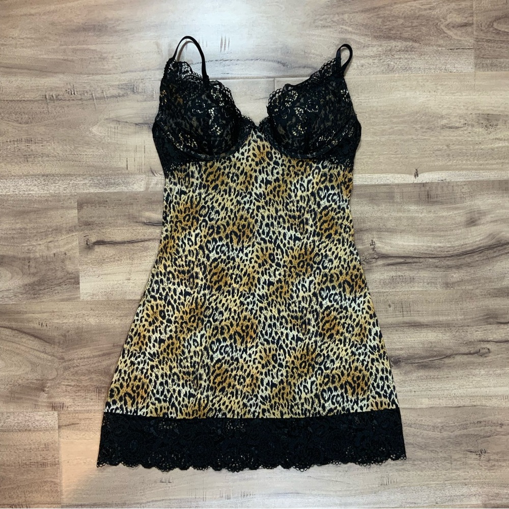 Victoria’s Secret Cheetah Lacey Slip